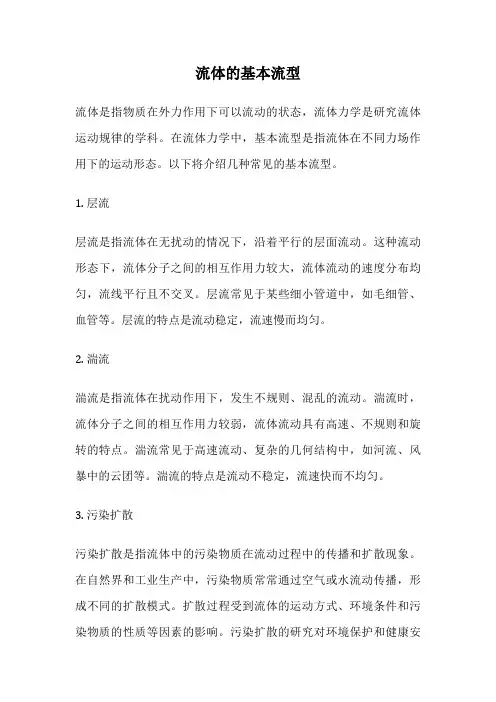 流体的基本流型