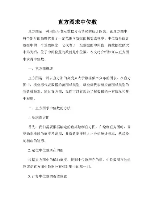 直方图求中位数