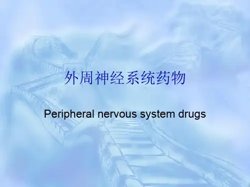 外周神经系统药物