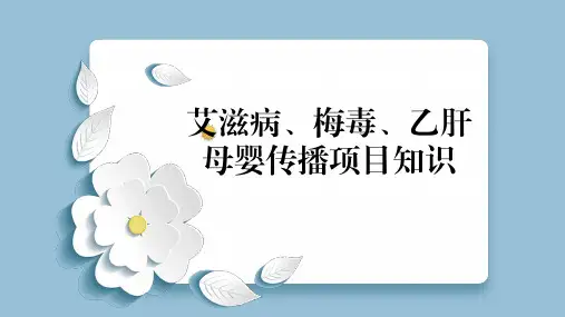 母婴阻断课件