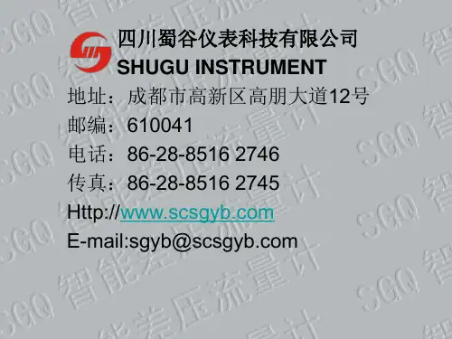 SGQ智能流量计使用说明