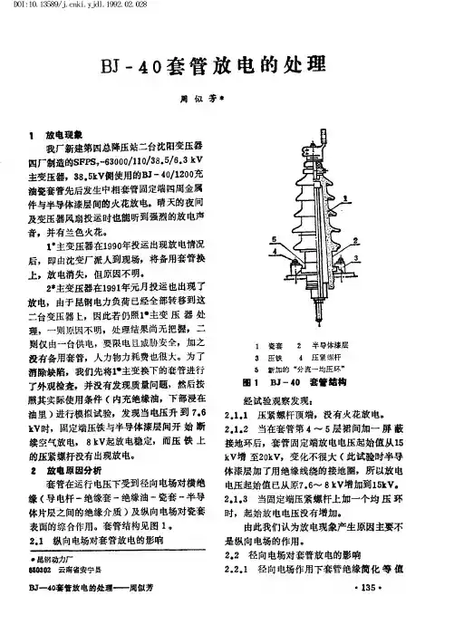 BJ-40套管放电的处理