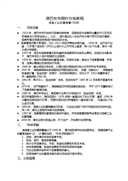 烟叶分级教程
