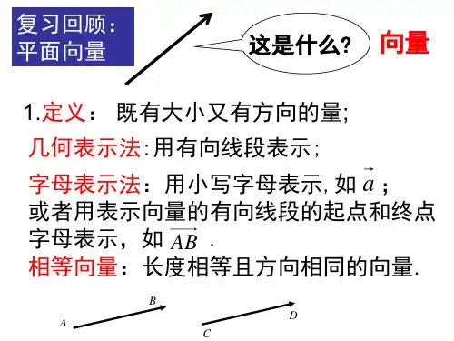 3.1空间向量及其加减与数乘运算课件