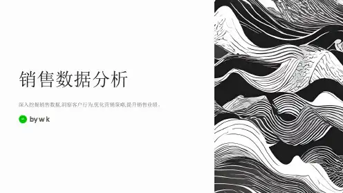 销售数据分析PPT