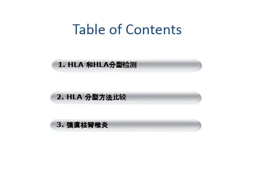 hla基因检测修改稿ppt课件