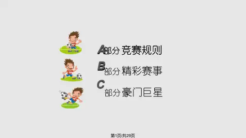 足球常识介绍PPT课件
