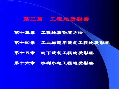 13工程地质勘察方法