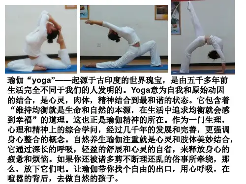 瑜伽介绍--初级训练