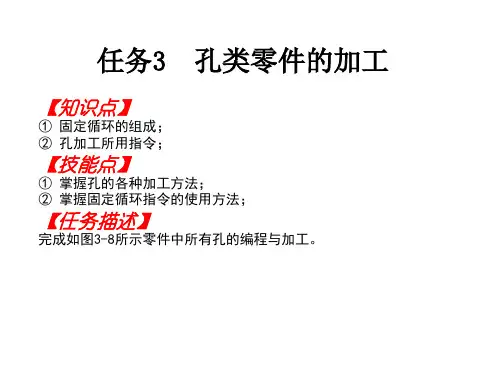 项目9.3 孔类零件的加工.