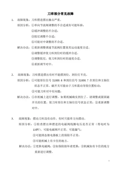 刀库部分常见故障1[1]