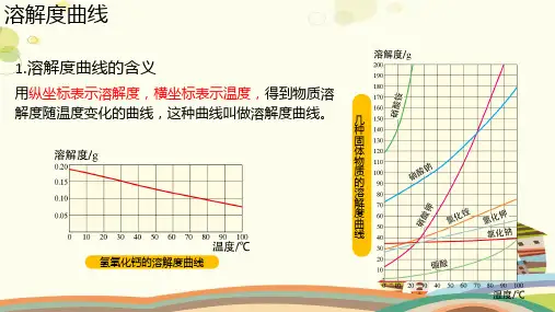 【知识解析】溶解度曲线-完整版课件