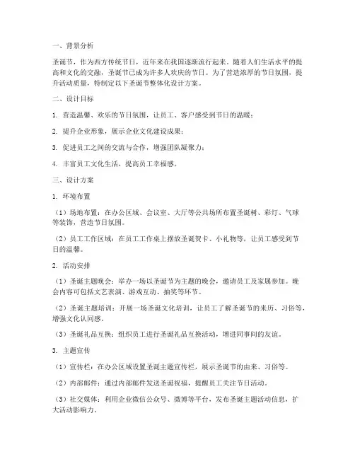 圣诞节_整体化设计方案