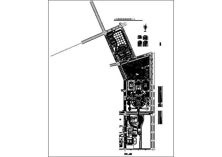 某大学校园建筑规划CAD设计图纸