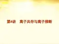 高考化学一轮复习方案 第4讲 离子共存与离子推断课件 旧人教版 (广西专用)
