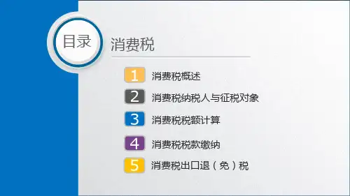 第三节消费税税额计算