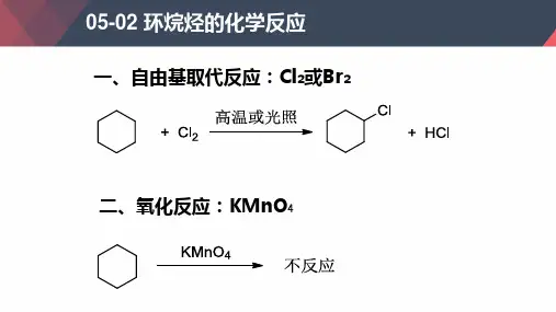 环烷烃的化学反应