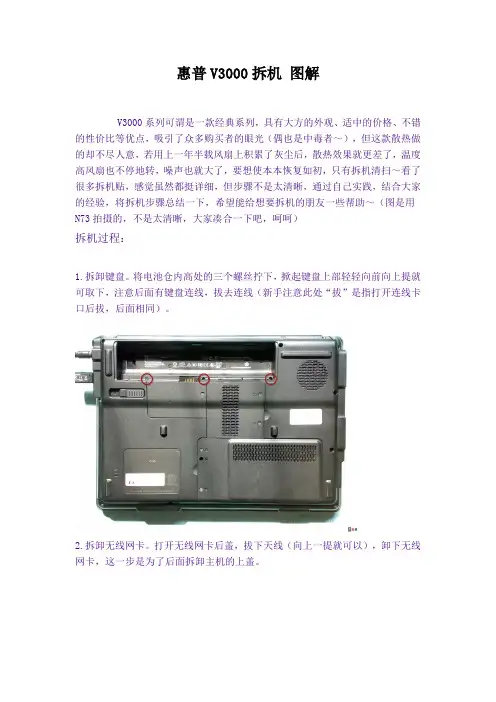 惠普V3700拆机图解