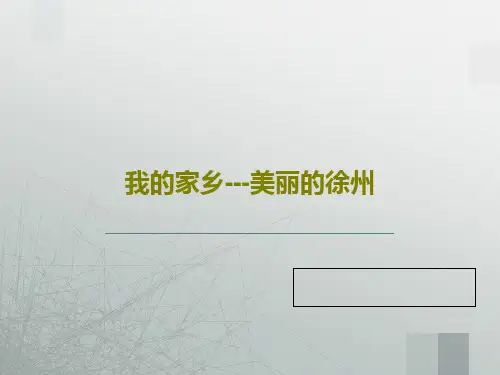 我的家乡---美丽的徐州共35页文档
