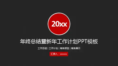年终总结暨新年工作计划PPT模板(精品3)