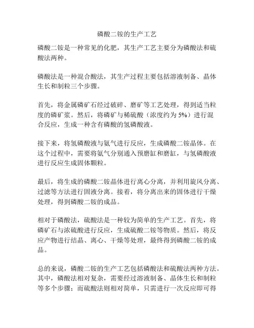 磷酸二铵的生产工艺
