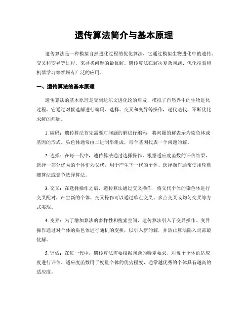 遗传算法简介与基本原理