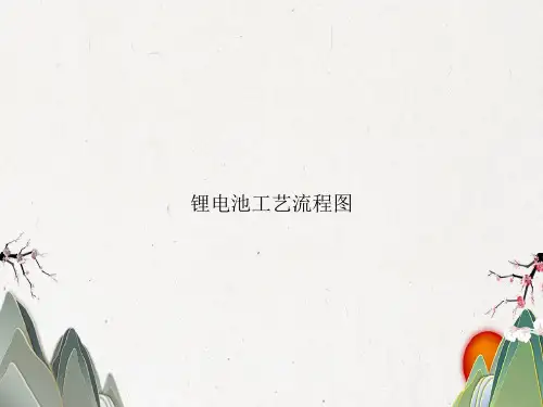 锂电池工艺流程图