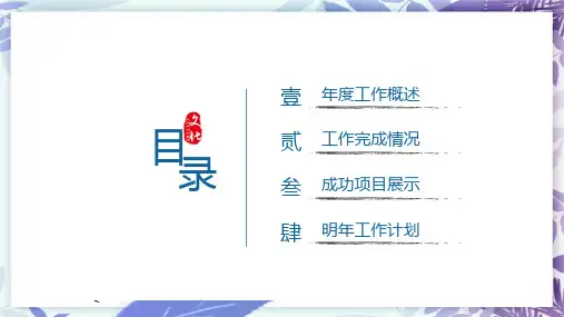 小清新商务工作总结汇报年终总结PPT模板 (31)