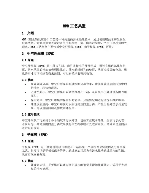 mbr工艺类型
