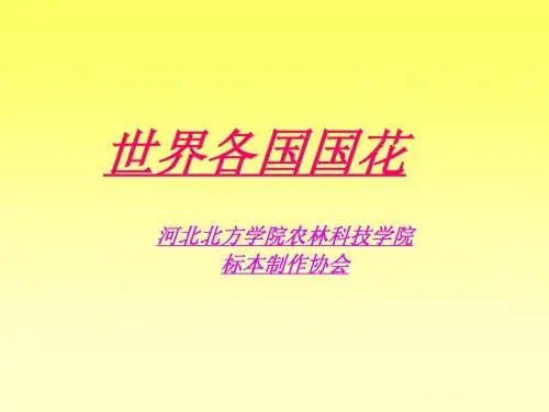 世界各国国花