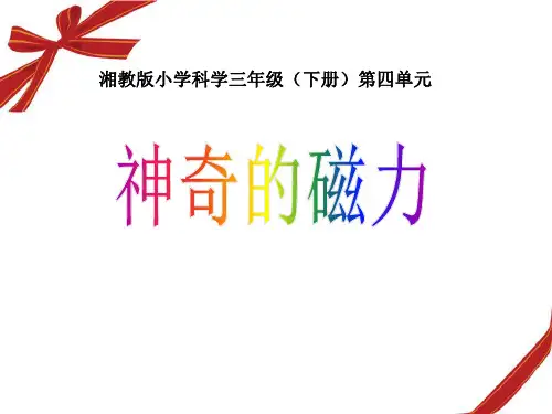 《神奇的磁力》磁铁的奥秘PPT课件2