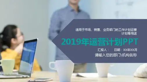 项目运营计划及方案PPT