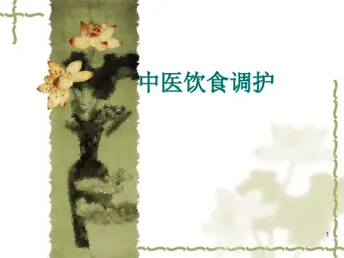中医饮食调护PPT精选课件