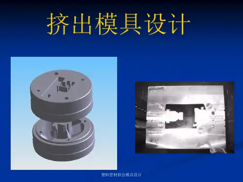塑料管材挤出模具设计【精品PPT】