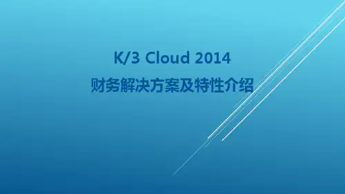 K3_Cloud财务解决方案