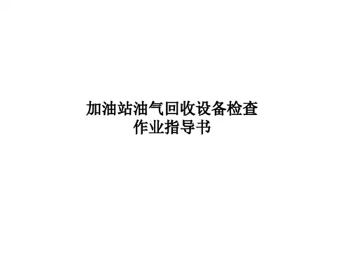 加油站油气回收设备检查作业指导书