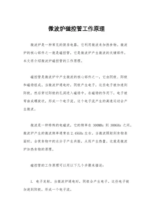 微波炉磁控管工作原理