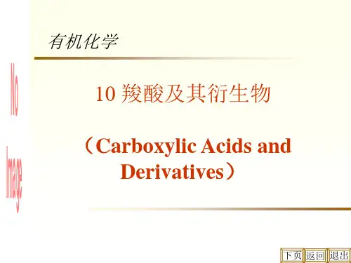 [化学]10羧酸及其衍生物