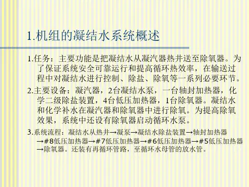 凝结水系统介绍