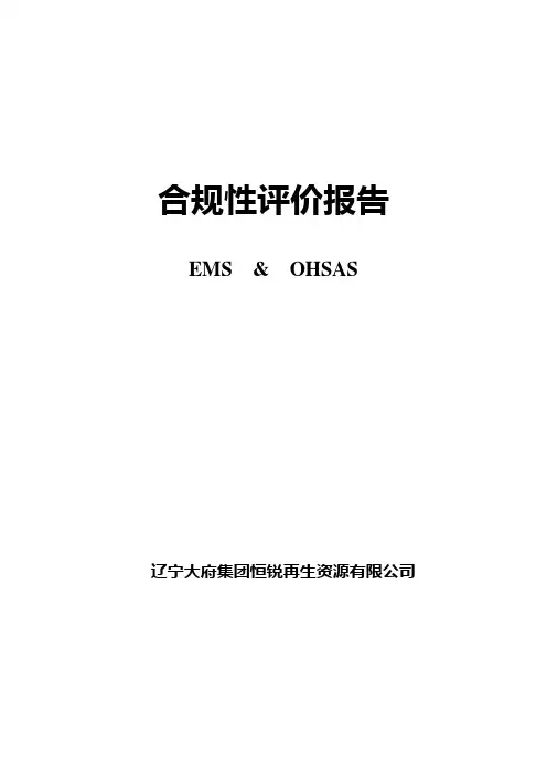 合规性评价报告(2)