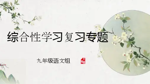综合性学习——口语交际