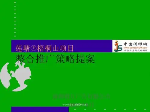 整合推广策略提案-中国讲师网