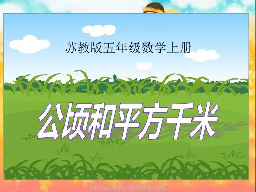上《公顷和平方千米》PPT课件 公开课获奖课件