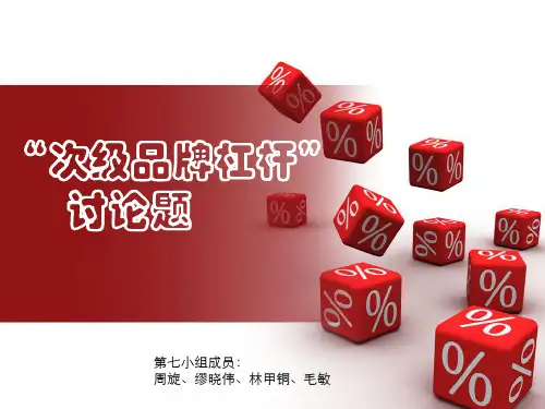 “次级品牌杠杆”讨论