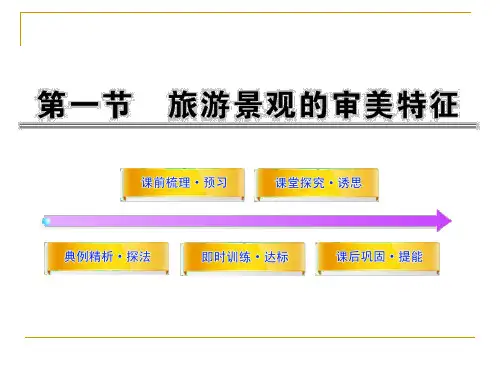 3.1 旅游景观的审美特征 课件(人教版选修3)