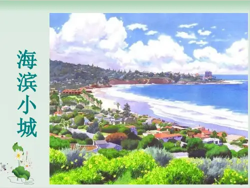 人教部编版海滨小城ppt全文课件1