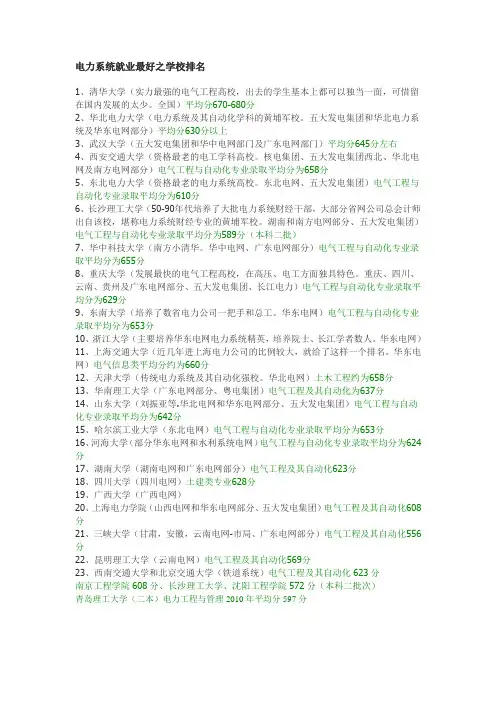 电力学校