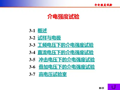 第三章介电强度试验