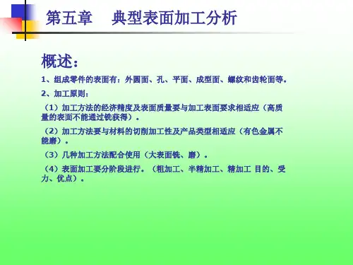 外圆表面的加工方法ppt课件