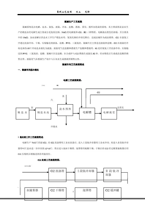 氯碱生产工艺流程 (1)